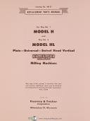 Kearney & Trecker-Milwaukee-Kearney & Trecker 1H & 2HL, Milling Machine Replacement Parts Manual 1952-1H-2HL-05